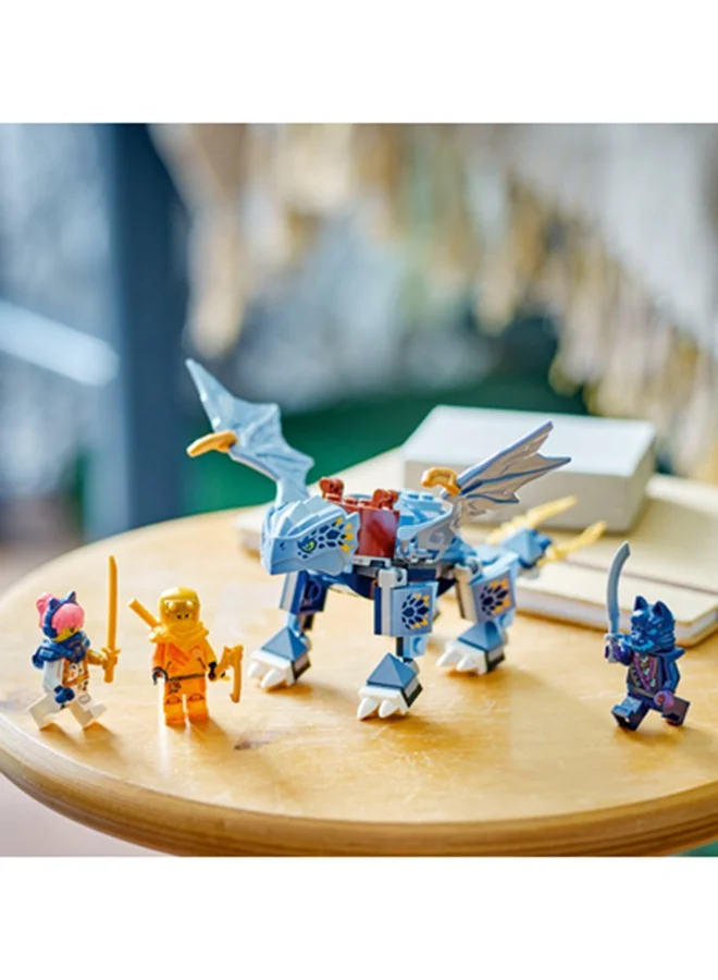 LEGO Ninjago Young Dragon Riyu Toy Playset With 3 Ninja Minifigures For Independent Play, Buildable Model And Adventure Set For Kids, Gift Idea For Boys And Girls Aged 6 Years Old And Over (132 Pieces) 71810