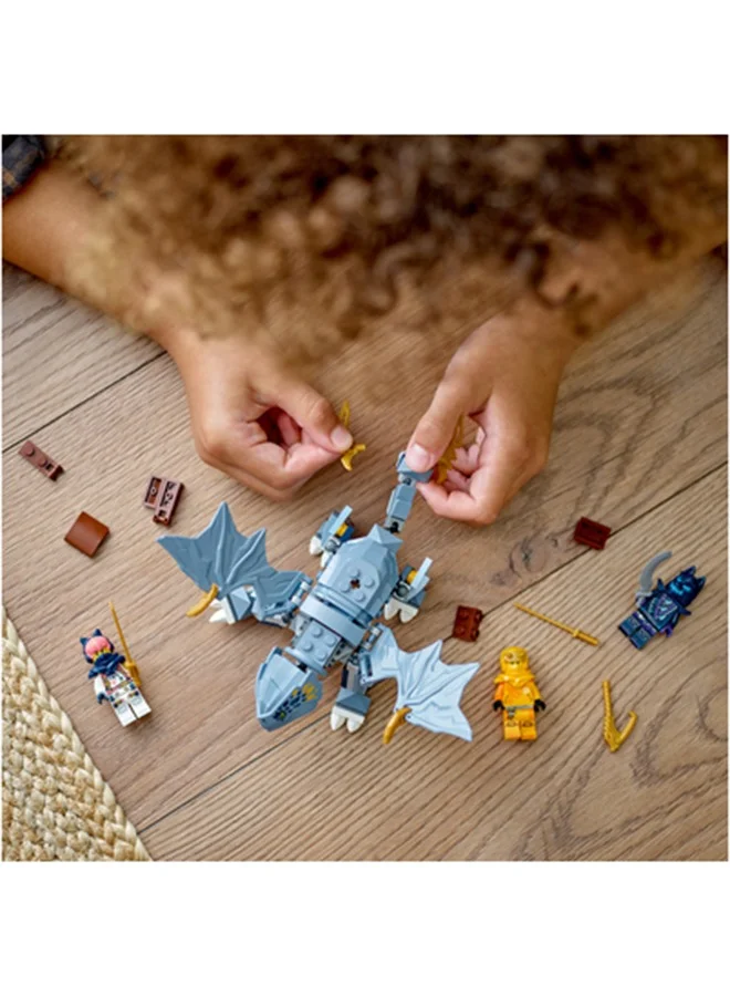 LEGO Ninjago Young Dragon Riyu Toy Playset With 3 Ninja Minifigures For Independent Play, Buildable Model And Adventure Set For Kids, Gift Idea For Boys And Girls Aged 6 Years Old And Over (132 Pieces) 71810