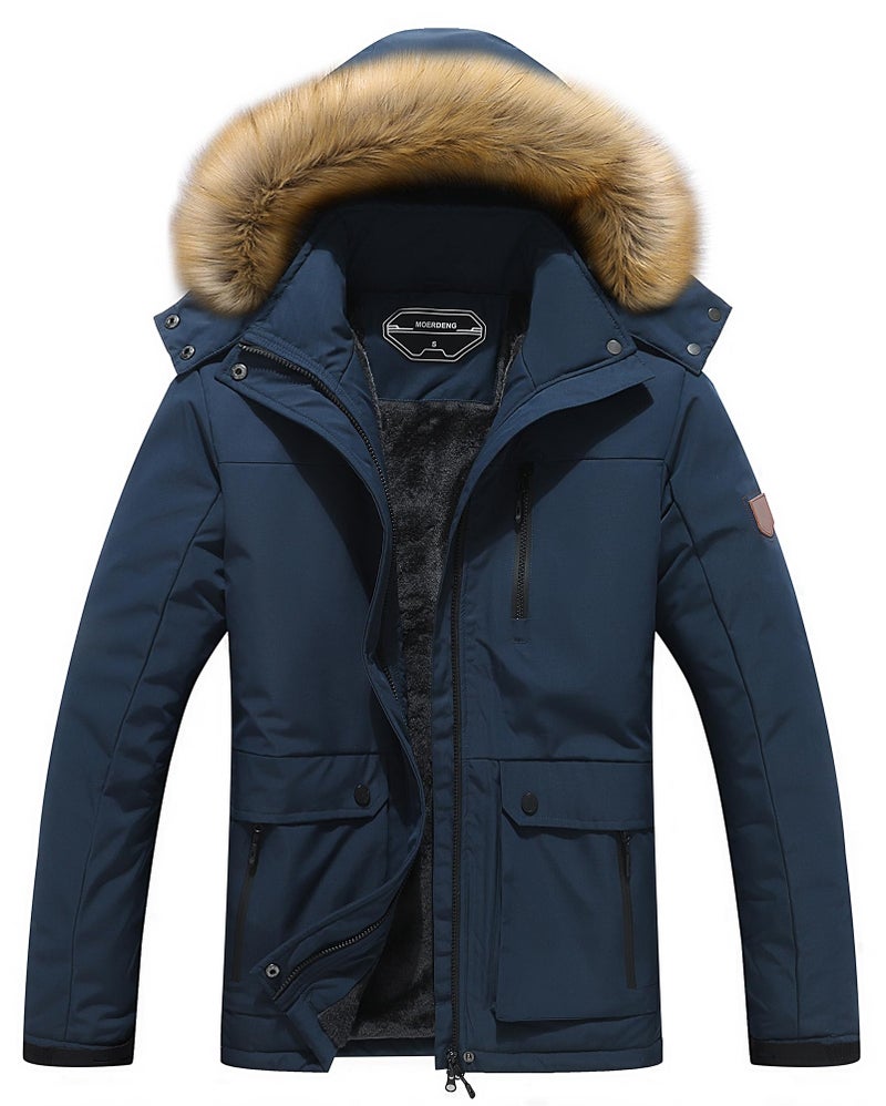 MOERDENG Women's Waterproof Ski Snow Jacket Winter Warm Hooded Snow Coat Mountain Windproof Ski Jacket For Women - Image 1