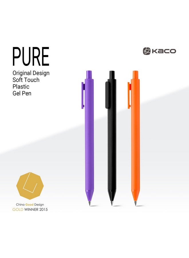 Kaco Pure Gel Pens Color Ink 20 Pieces Assorted 0.7 Mm, Medium Point, Aesthetic Cute Stationery Pens For Journaling Note Taking Pens (20 Colors) - Image 4