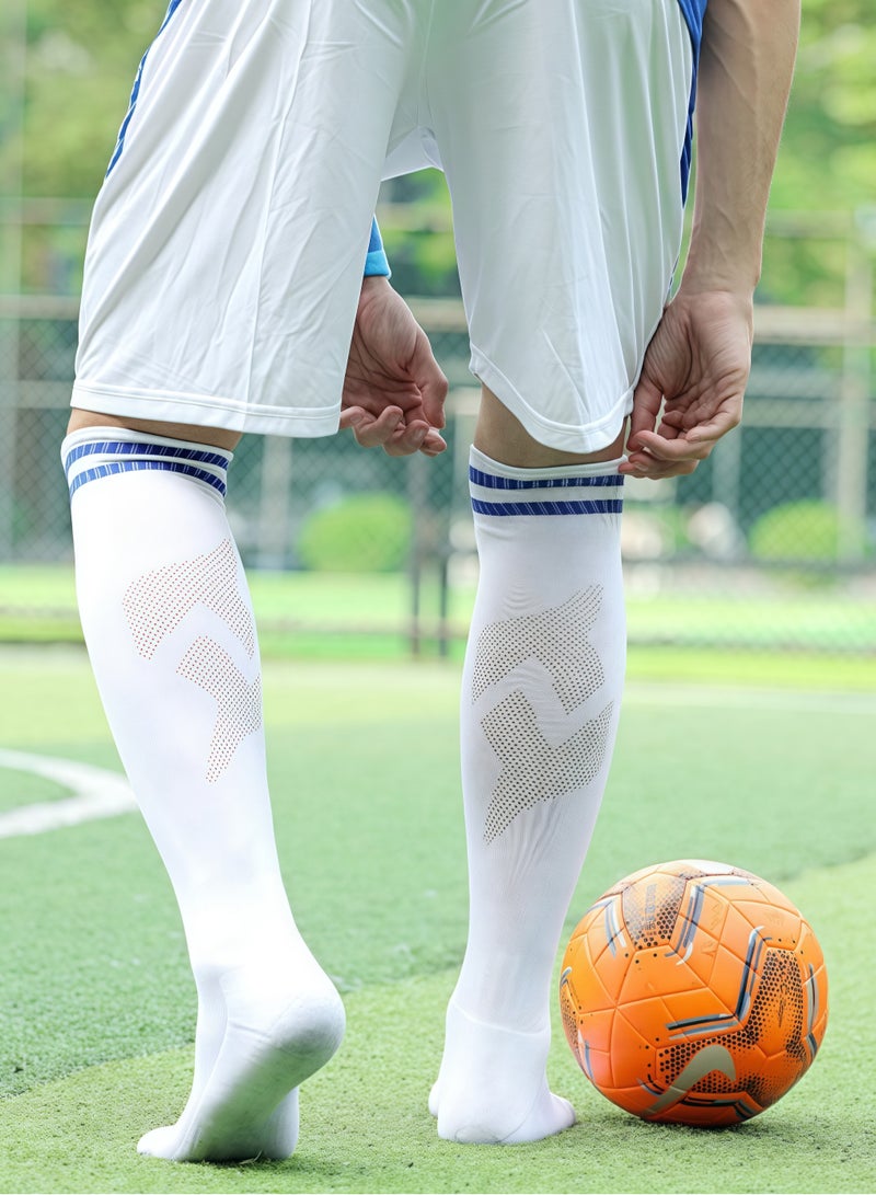 Generic 1 pair of football socks, over the knee football socks, suitable for football, rugby, baseball and other sports, green  - Image 4
