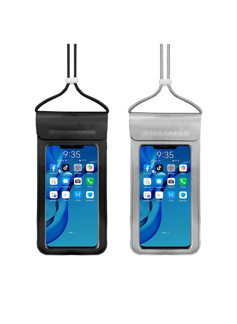 Waterproof Pouch Cellphone Case, Dry Phone Bag 2023 IPX8 Floating with Adjustable Lanyard Compatible for 13 12 11 Pro Max XS XR, S22 Ultra S21 S20 S10