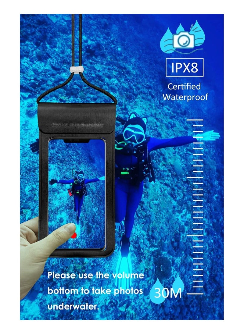 Y&D - Waterproof Pouch Cellphone Case, Dry Phone Bag 2023 IPX8 Floating with Adjustable Lanyard Compatible for 13 12 11 Pro Max XS XR, S22 Ultra S21 S20 S10 - Image 1