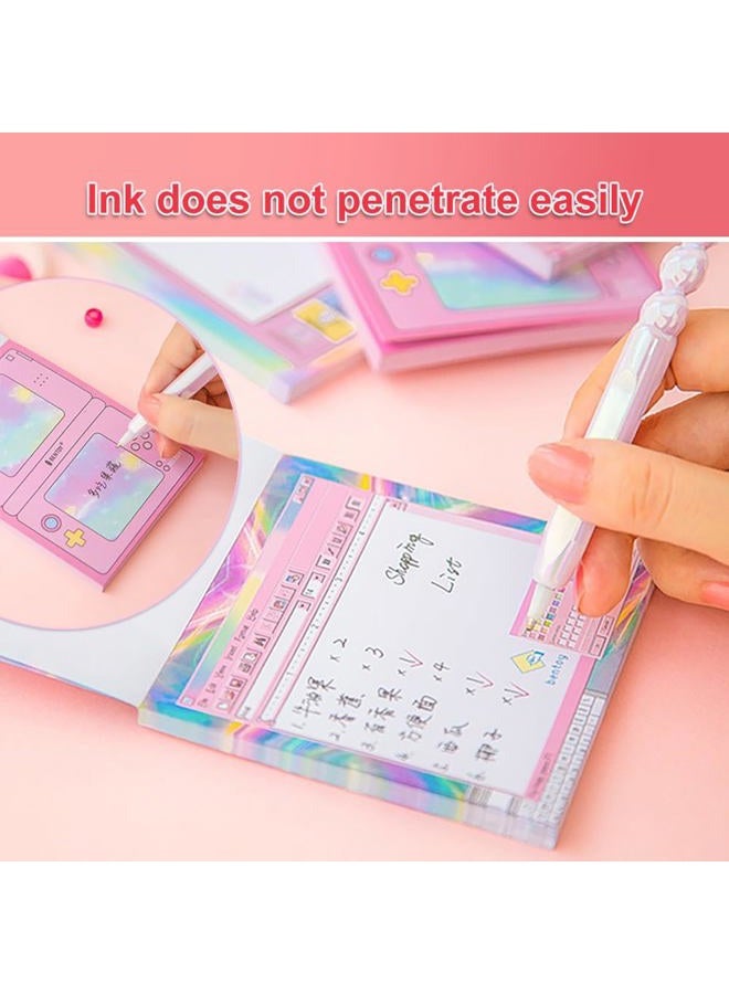 KOOBOOK Kawaii Planner Notebook Cute Memo Pads with Computer Game Shape Design Kawaii Office Supplies,5 Styles,50 Sheets/Pad - Image 4