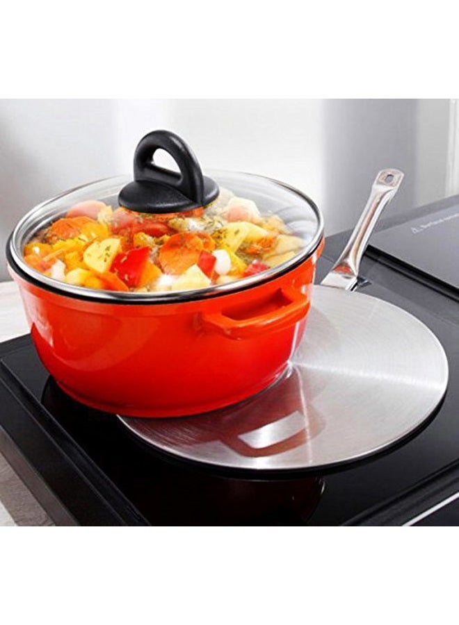 RUNZI 9.25inch Stainless Steel Coffee Milk Cookware Simmer Ring Induction Hob Plate Heat Diffuser Medium - Image 2