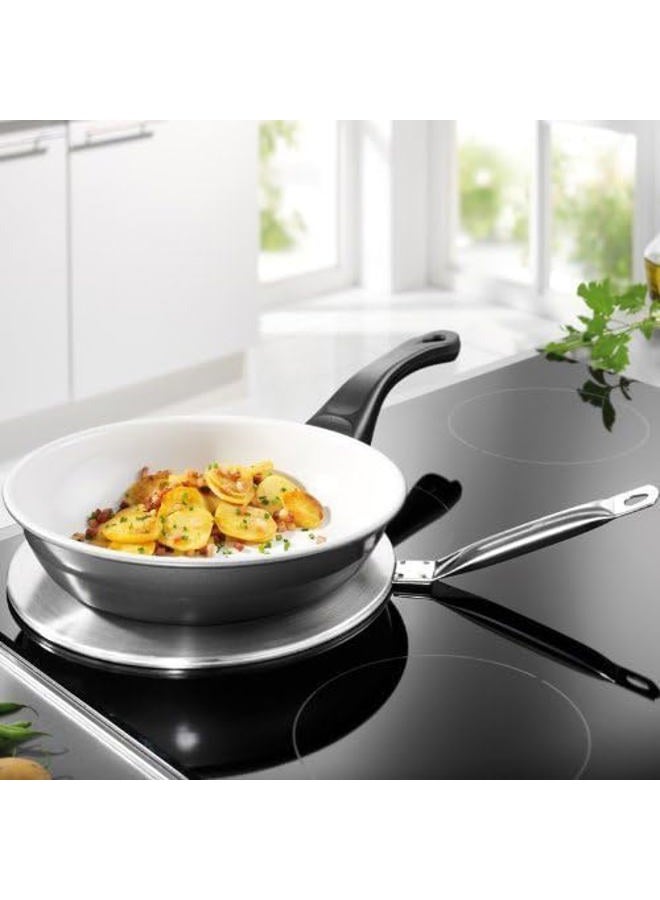 RUNZI 9.25inch Stainless Steel Coffee Milk Cookware Simmer Ring Induction Hob Plate Heat Diffuser Medium - Image 3