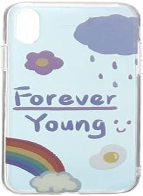 Mirror Case For Apple iPhone X Plastic Back Case, Multi Color Stop-81