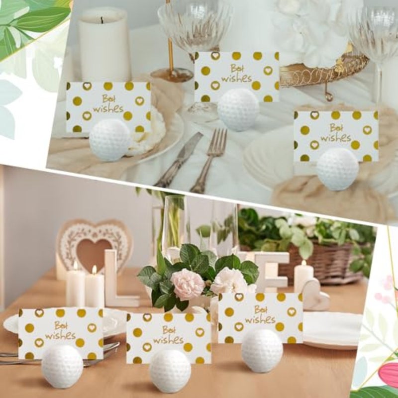 Pcs Resin Base Centerpieces Place Card Holder Shaped Table Number Holder Name Place Photo Stand for Office Menu Events Wedding Party - Image 5