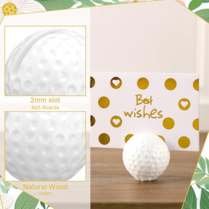 Pcs Resin Base Centerpieces Place Card Holder Shaped Table Number Holder Name Place Photo Stand for Office Menu Events Wedding Party - Image 4