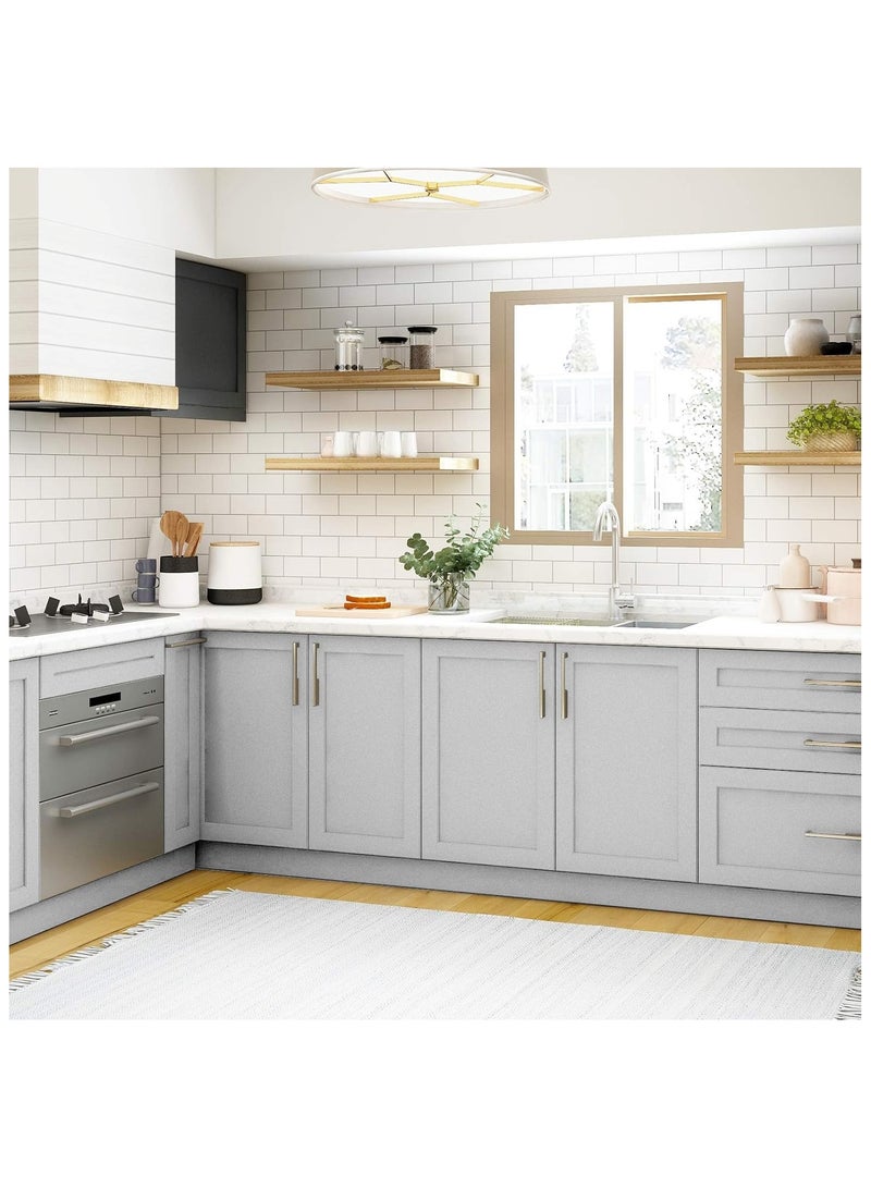 Anna 40CM x 10M Self-Adhesive Waterproof and Moisture-Proof Solid Color Simple Decorative Wallpaper - Image 4