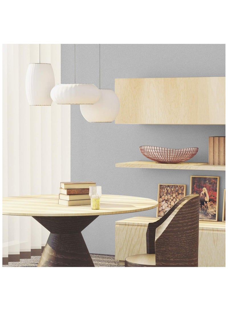 Anna 40CM x 10M Self-Adhesive Waterproof and Moisture-Proof Solid Color Simple Decorative Wallpaper - Image 3