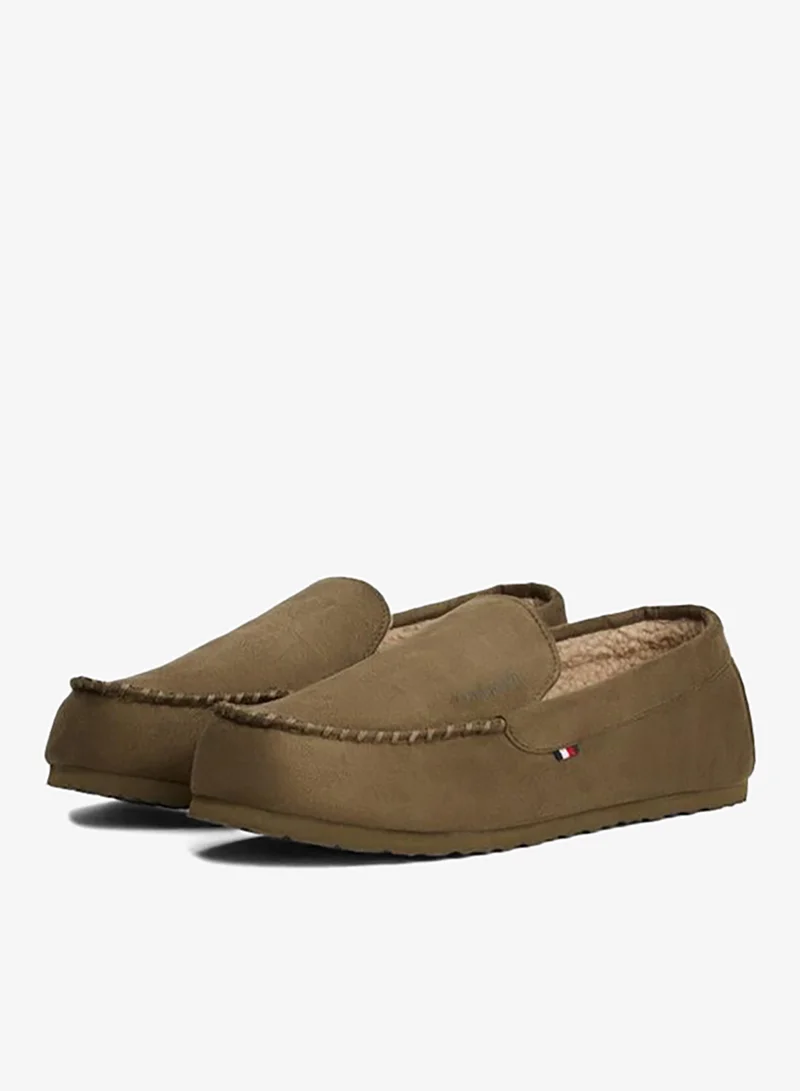 TOMMY HILFIGER Khaki Casual Bedroom Moccasins for Men | Best Price UAE