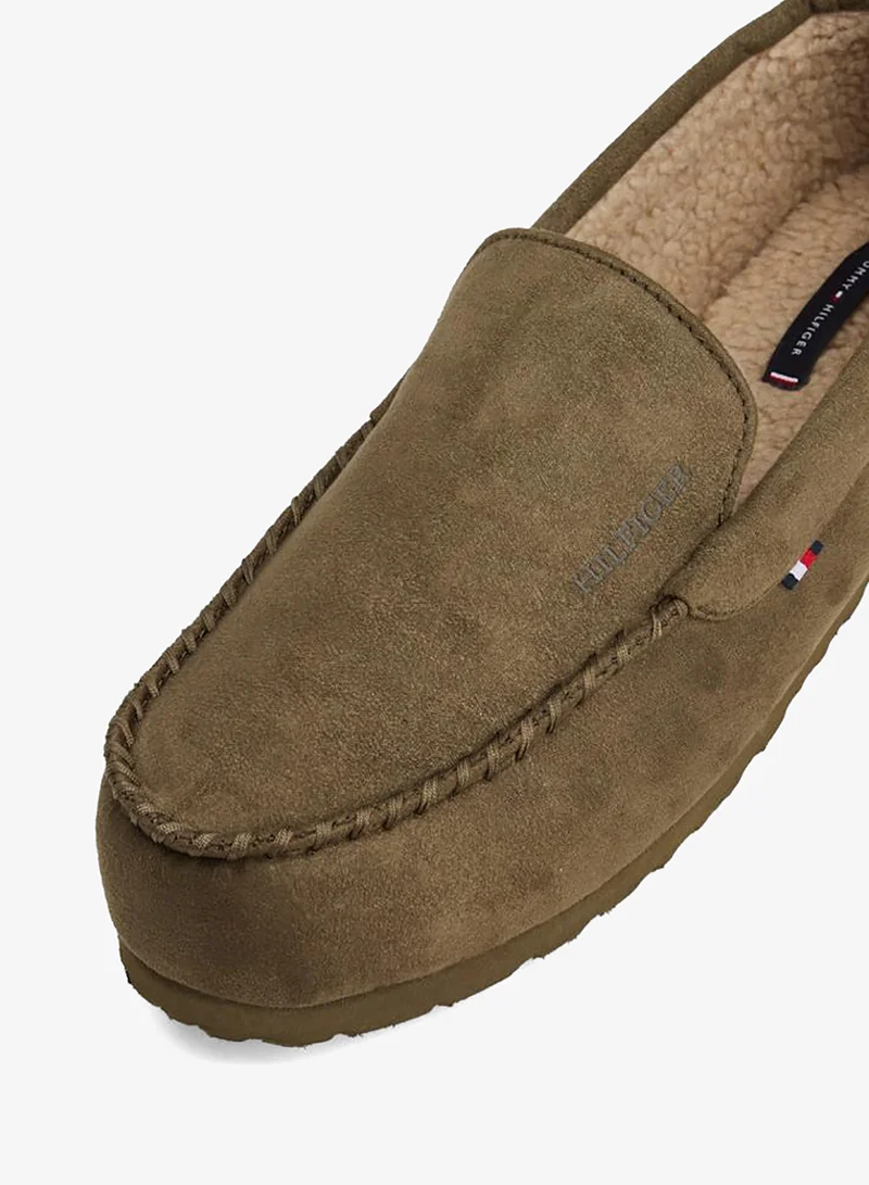 TOMMY HILFIGER Khaki Casual Bedroom Moccasins for Men | Best Price UAE