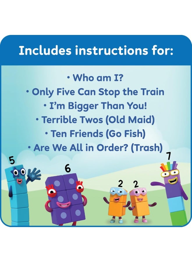 Learning Resources hand2mind Numberblocks Playing Cards, Fun Card Games, Math Card Games for Kids Ages 3-5, Deck of Cards for Kids, Playing Cards Themed, Number Toys, Preschool Math Learning Toys, Kids Educational Games - Image 4