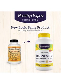Healthy Origins Healthy Origins Magnesium Bisglycinate Chelate (TRAACS) - Chelated Magnesium for Brain & Heart Health - Albion Magnesium Supplement - Unbuffered Supplements - 360 Tablets  - Image 4