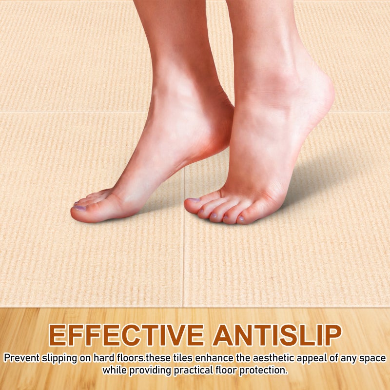 20pcs Self-Adhesive Carpet Tiles for Bedroom Hotel and Mall Non- Carpet Squares Adhesive Commercial Floor Mats - Image 3
