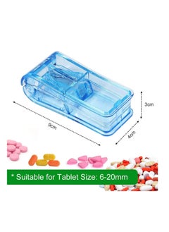 SHOWAY Portable 2 In 1 Tablet Cutter with Pill storage Case  - Image 2