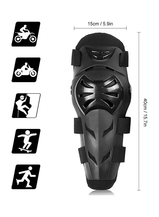 NIBEMINENT 1 Pair Motorcycle Knee Pad Motor Racing Protector Guards Cap Guard Braces 43*6*15cm - Image 4