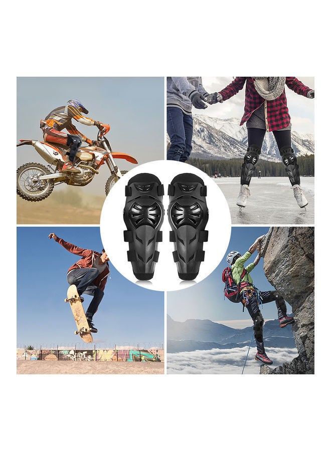 NIBEMINENT 1 Pair Motorcycle Knee Pad Motor Racing Protector Guards Cap Guard Braces 43*6*15cm - Image 5