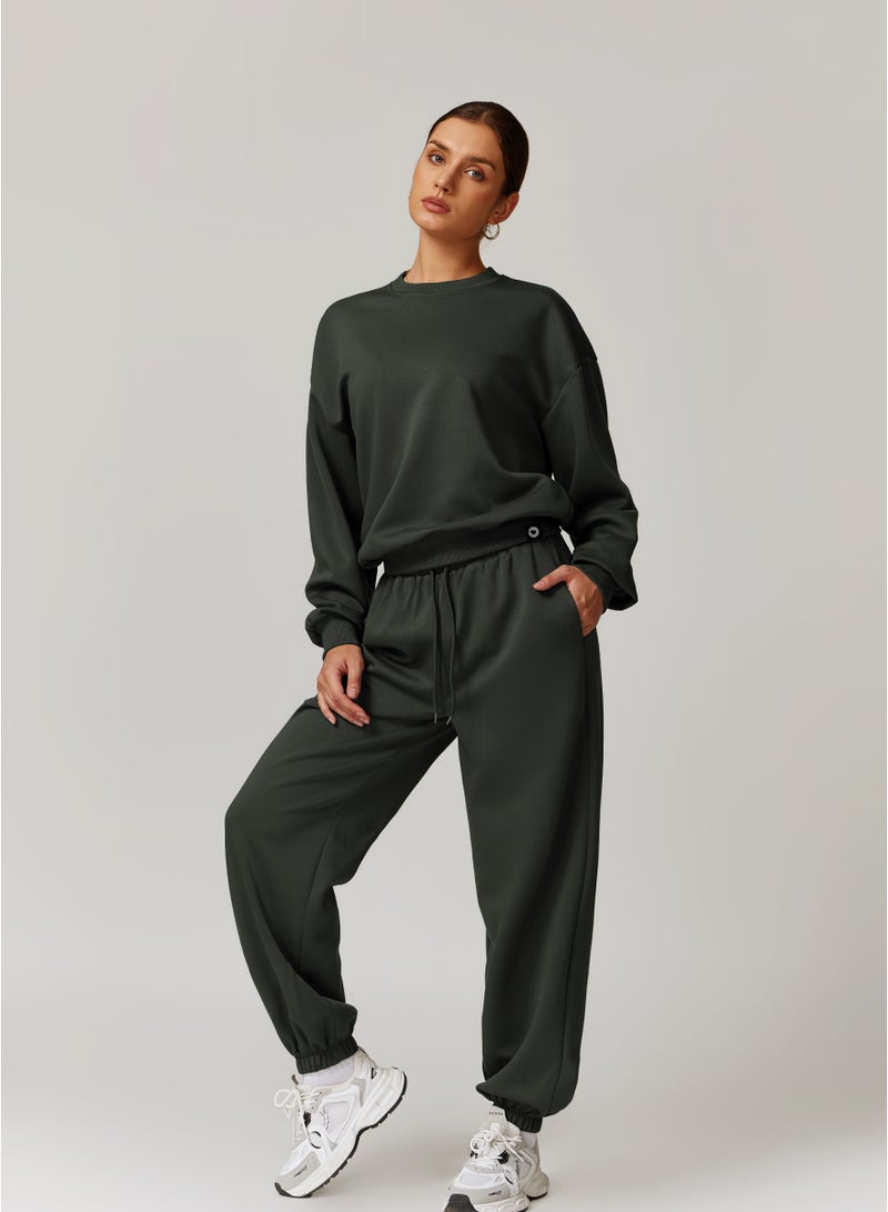 KAWN.YOGA Womens Loose Fit Light Sweatshirt - Image 3