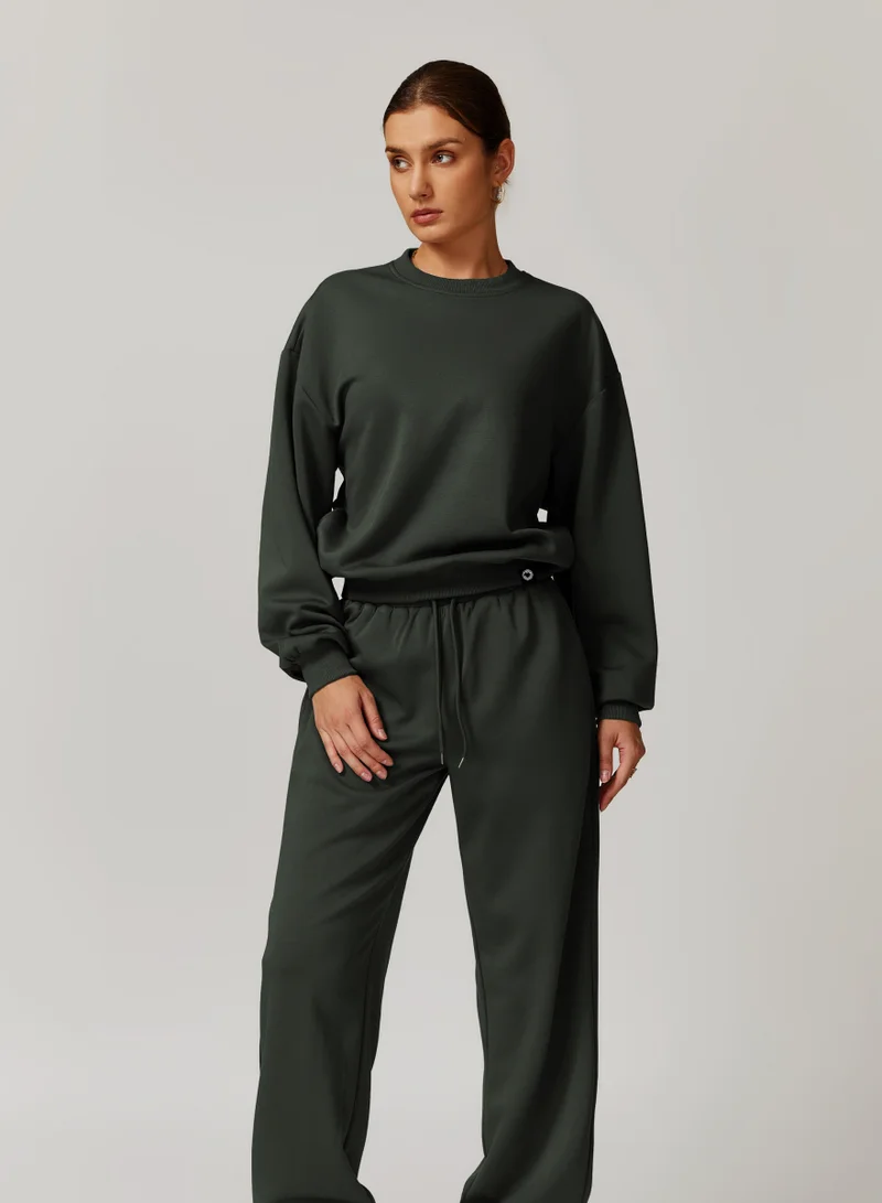 KAWN.YOGA Womens Loose Fit Light Sweatshirt