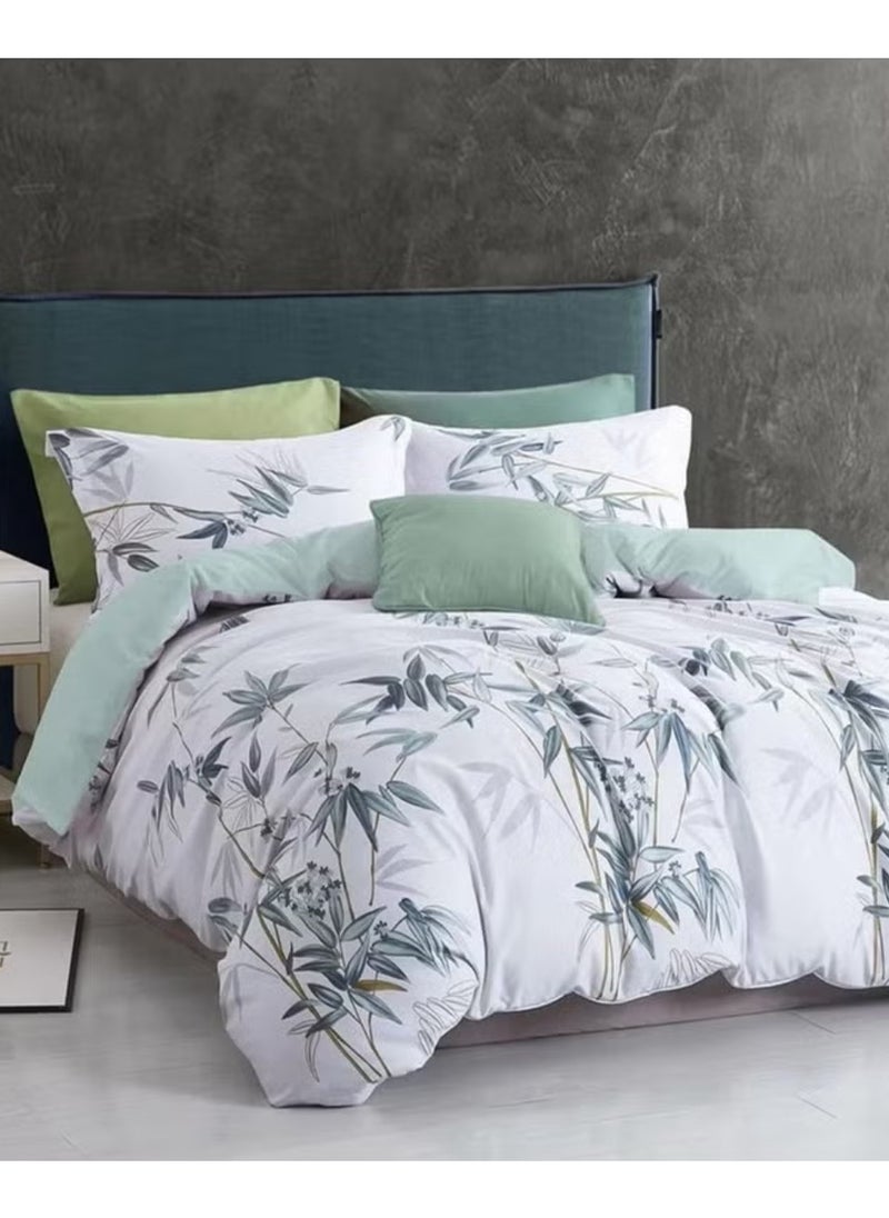 Generic DUOMA duvet cover set , king size ,6pcs set with duvet cover 220*240cm and fit sheet and 4pcs pillowcases 