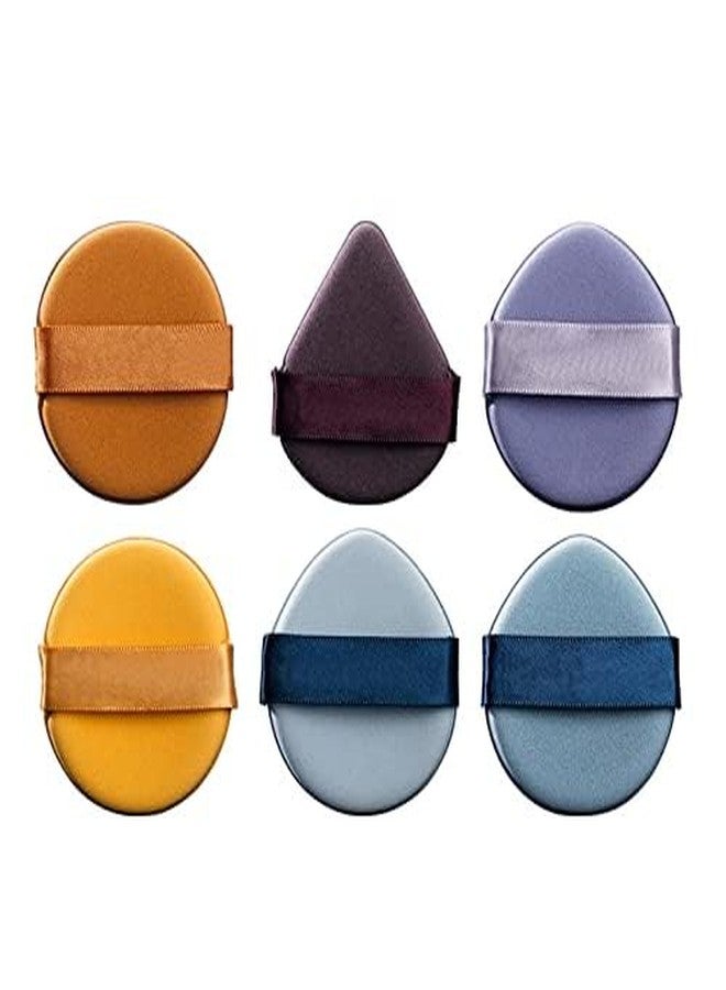 ZUGAD Beauty Blender 6 Pcs with Storage Box Makeup Sponges, Air Cushion Powder Beauty Tools Women Professional Cosmetic Puff with Box Powder Sponge Dry & Wet Use, Multicolor. - Image 1