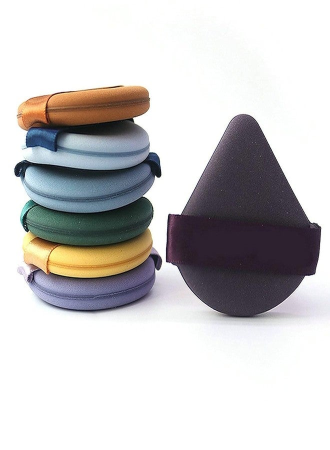 ZUGAD Beauty Blender 6 Pcs with Storage Box Makeup Sponges, Air Cushion Powder Beauty Tools Women Professional Cosmetic Puff with Box Powder Sponge Dry & Wet Use, Multicolor. - Image 3