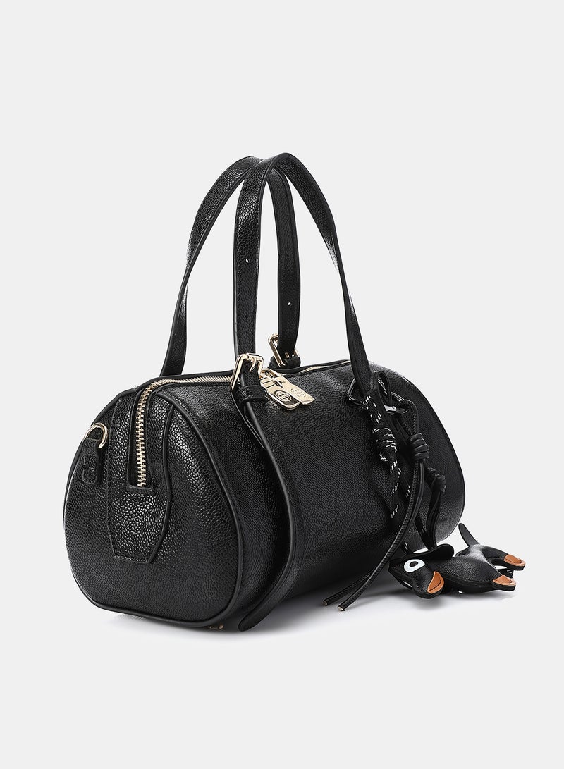 Dejavu Women's Crossbody Bag-LID-DJTX-026-Black - Image 2