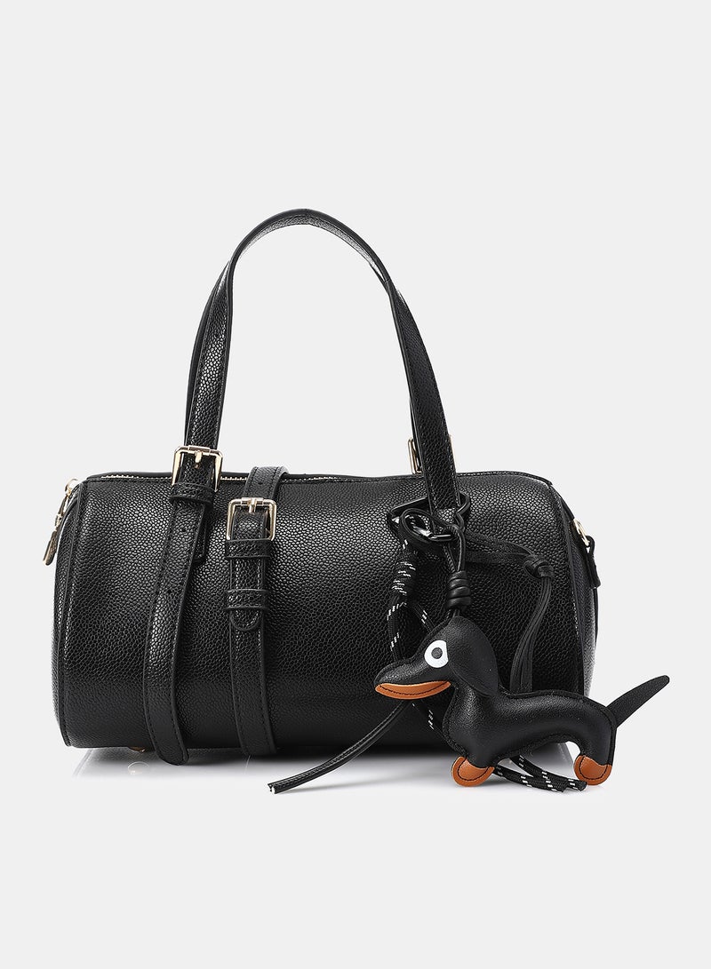 Dejavu Women's Crossbody Bag-LID-DJTX-026-Black - Image 1