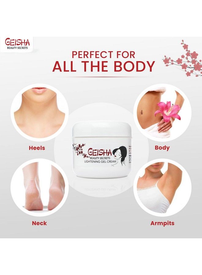 Omic Geisha Kojic Acid Cream 1.7 Fl Oz / 50 Ml Remove Dark Spots On Face Body Hands Hyperpigmentation Treatment With Glycolic Acid - Image 5