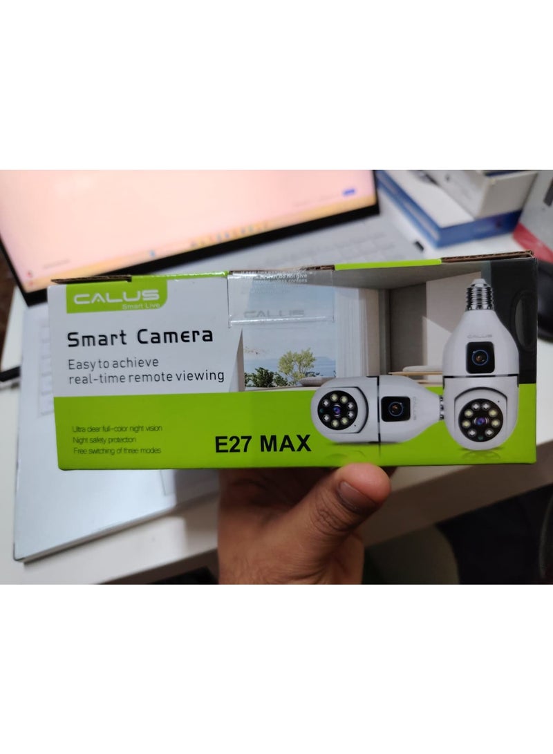 كاميرا كالوس E27 ماكس مزدوجة العدسة مع رؤية ليلية