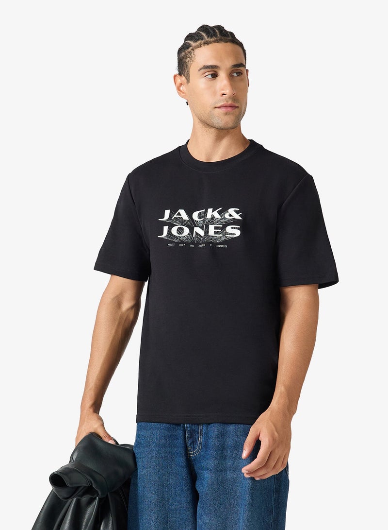 JACK & JONES Graphic Crew Neck T-Shirt - Image 1