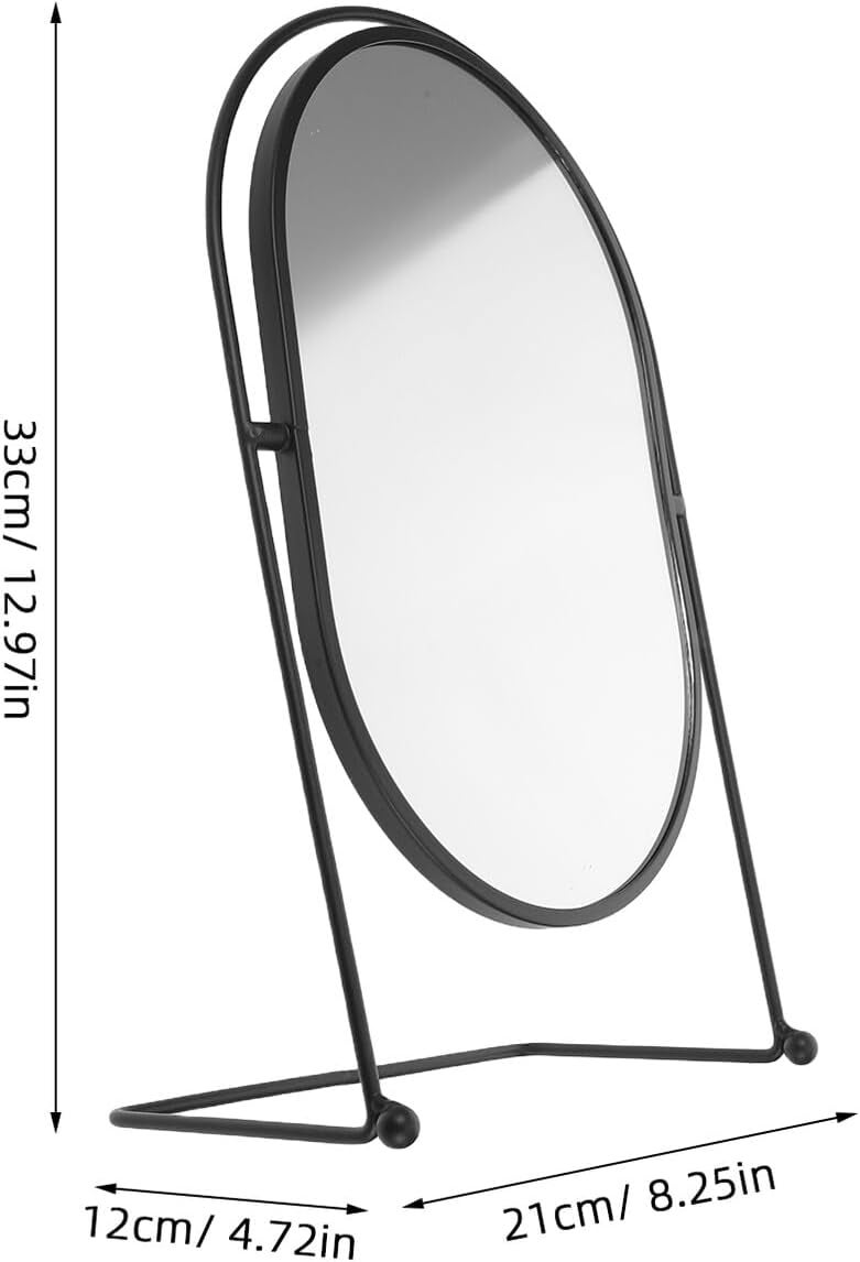 Flexible purchase choices Ipetboom Rotating Oval Vanity Mirror with Stand Large HD Makeup Mirror for Dorm Room and Bedroom for Students and Home Use Anti slip Multiple sizes Low maintenance Simple practical structure Cross-location transit friendly build All condition resistant crafted quality Modern color selections Repeated use resistant selected material KSA market popular practical build Cost effective fine quality Wet anti slip Instant order available stock Multi-budget available picks Suburban residential ship Compact design Long term heavy use compatible General compatible practical design Multi-goal comprehensive design Daily life matching design Flexible purchase choices Varied size selections General standard crafted Global sizing options Intra-city fast distribution - Image 2