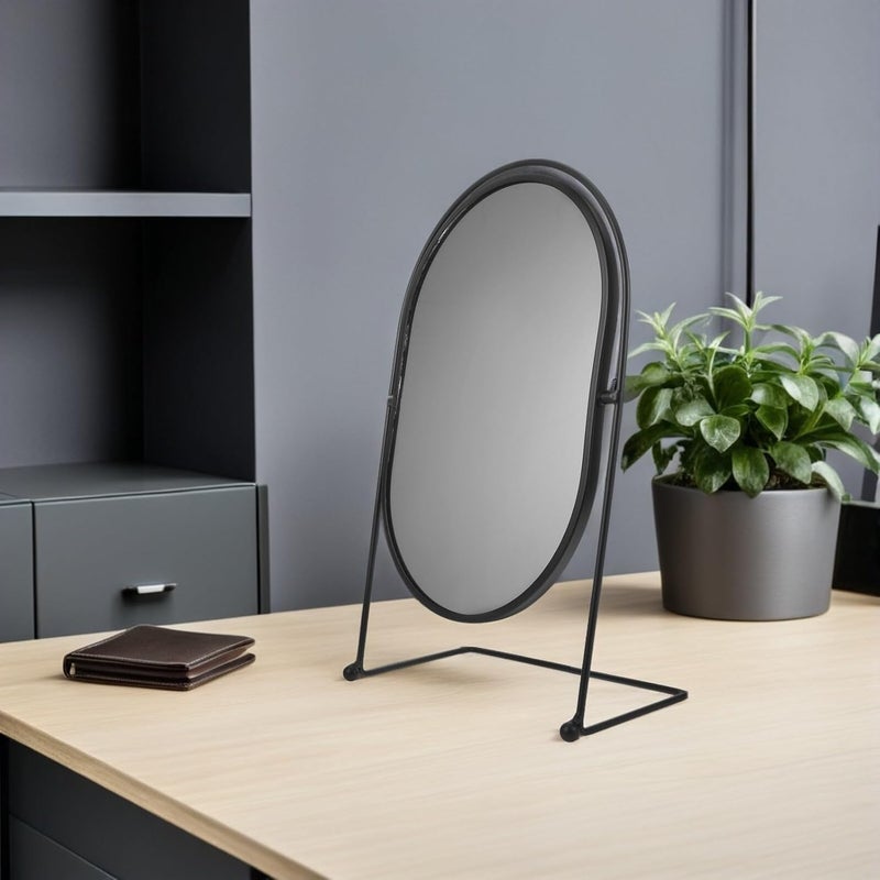 Flexible purchase choices Ipetboom Rotating Oval Vanity Mirror with Stand Large HD Makeup Mirror for Dorm Room and Bedroom for Students and Home Use Anti slip Multiple sizes Low maintenance Simple practical structure Cross-location transit friendly build All condition resistant crafted quality Modern color selections Repeated use resistant selected material KSA market popular practical build Cost effective fine quality Wet anti slip Instant order available stock Multi-budget available picks Suburban residential ship Compact design Long term heavy use compatible General compatible practical design Multi-goal comprehensive design Daily life matching design Flexible purchase choices Varied size selections General standard crafted Global sizing options Intra-city fast distribution - Image 5