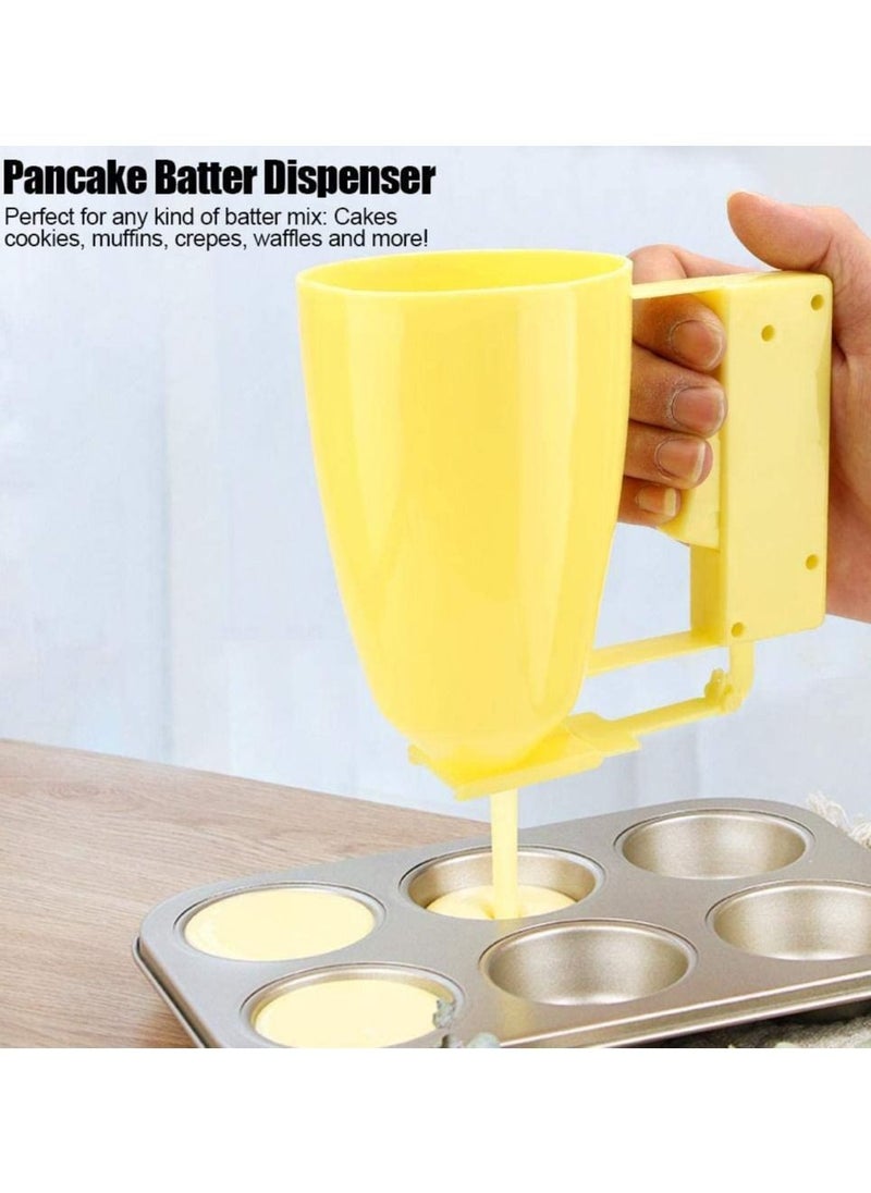 Generic - Multifunction Handheld Batter Dispenser Patty Donut Cake Maker Making Tool Plastic Cream Dispenser Kitchen Dessert Gadget - Image 1