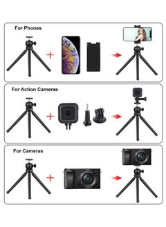 PULUZ Mini Octopus IPhone Holder Stand Tripod Holder Phone Mount for Sony  SLR Cameras, GoPro Hero 11/10/9, Iphone 15/14/13/12Cellphone Galaxy S22 S21 A52 A32, etc Black  - Image 5