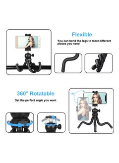 PULUZ Mini Octopus IPhone Holder Stand Tripod Holder Phone Mount for Sony  SLR Cameras, GoPro Hero 11/10/9, Iphone 15/14/13/12Cellphone Galaxy S22 S21 A52 A32, etc Black  - Image 4