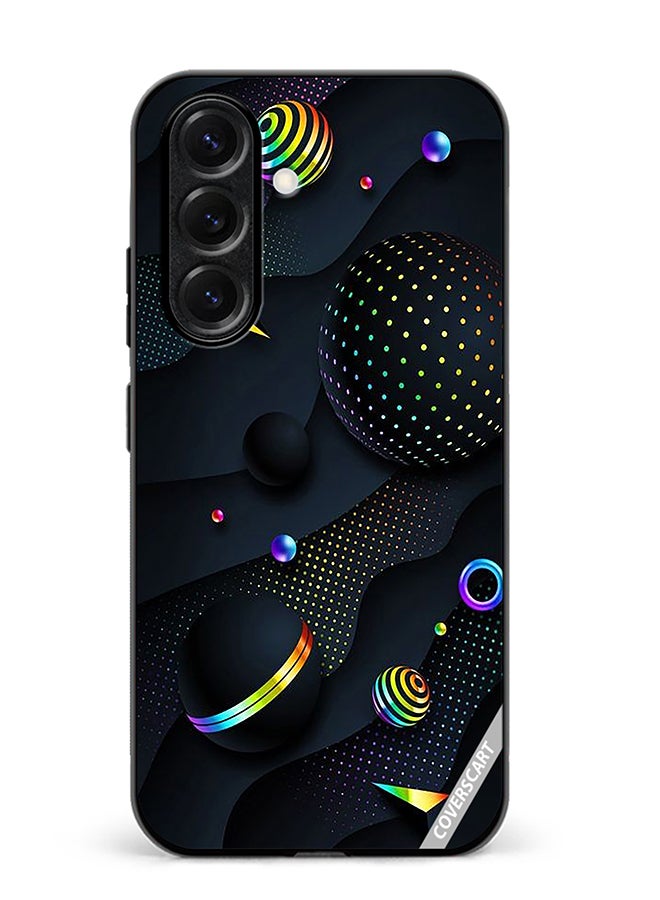 VR CREATIVE Protective Case Cover For Samsung Galaxy S25 Retro Design Multicolour