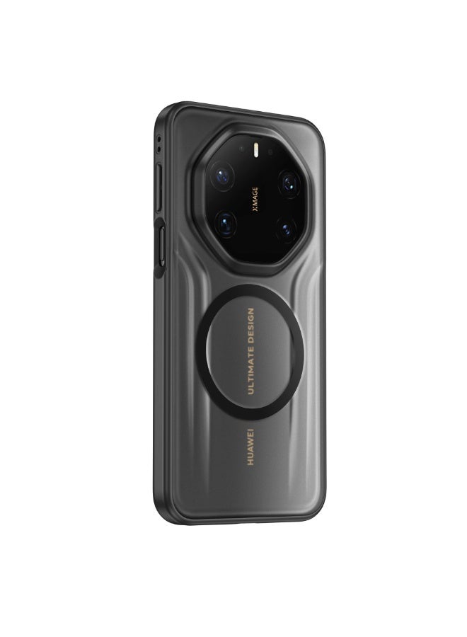 Magnetic Case for Huawei Mate 80 RS Ultimate 5G 【Support Wireless Charging】 Translucent Frosted Matte Case Anti-Fingerprint Airbag Protection PC+TPU Shockproof Cover - Image 1