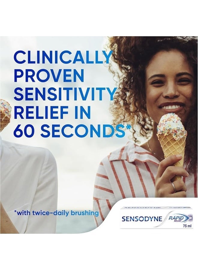 سنسوداين معجون أسنان مفعول سريع 75 مل - Image 3