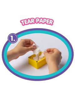 TOMY Mache Magic Creative play DIY Kids' Arts and Craft, Painting Kit for Children, Suitable for Boys and Girls Aged 6 Years and Older, Pink  - Image 3