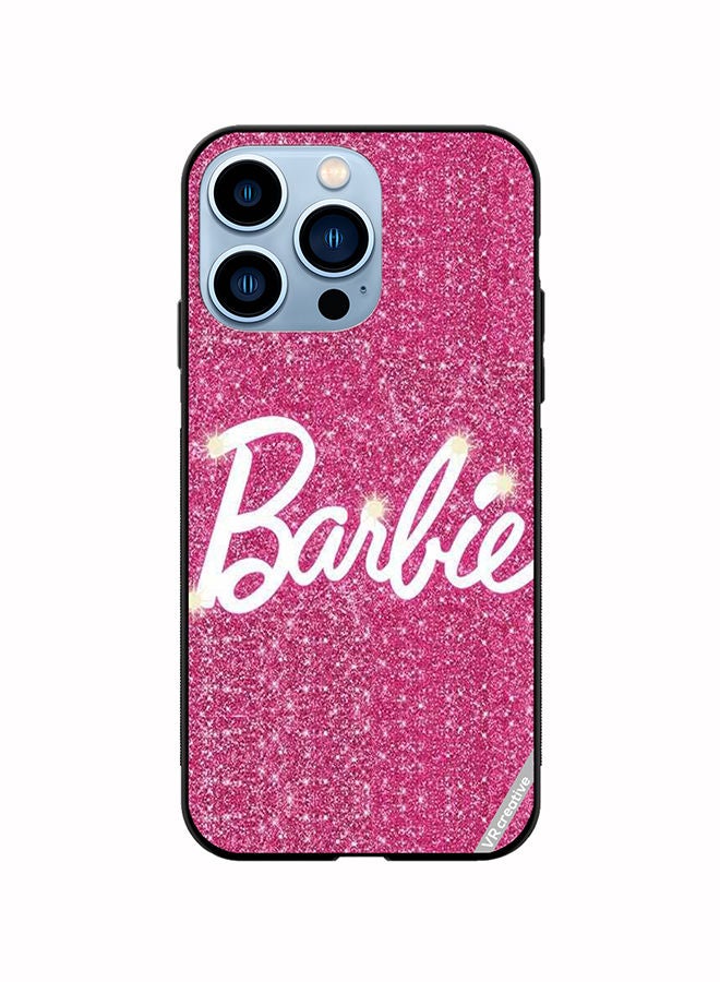 VR CREATIVE Protective Case Cover For Apple iPhone 14 Pro Max Sparkling Barbie Design Multicolour - Image 1