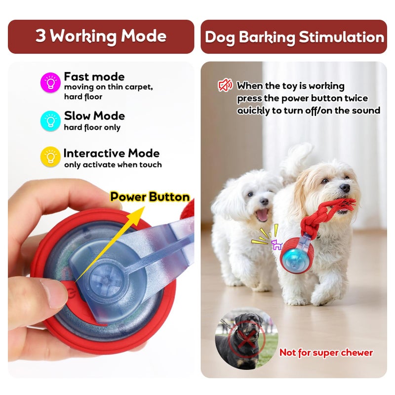 BENTOPAL Dog Toys Interactive Dogs Ball with Super High-Speed Rechargeable Dog Toy Ball for Puppies - Image 3
