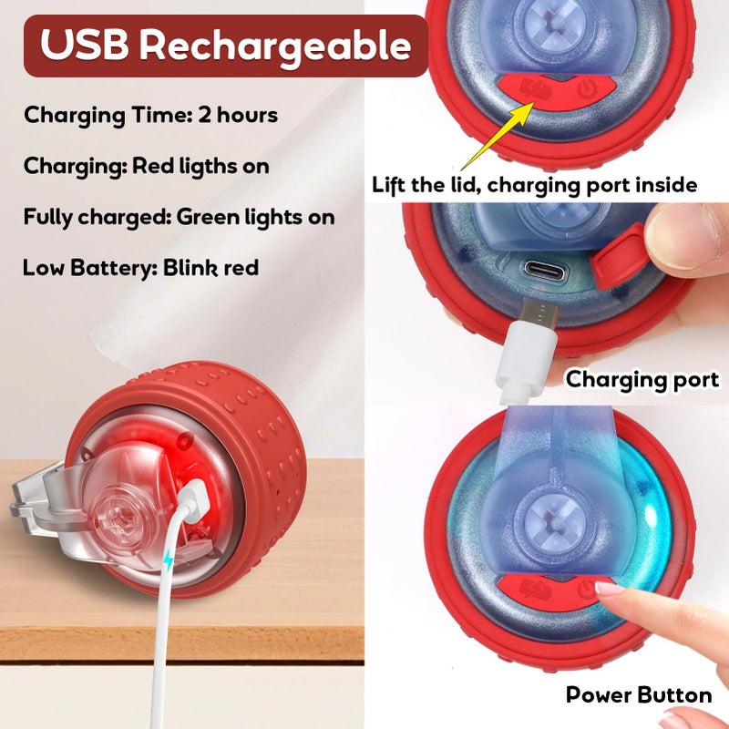 BENTOPAL Dog Toys Interactive Dogs Ball with Super High-Speed Rechargeable Dog Toy Ball for Puppies - Image 5