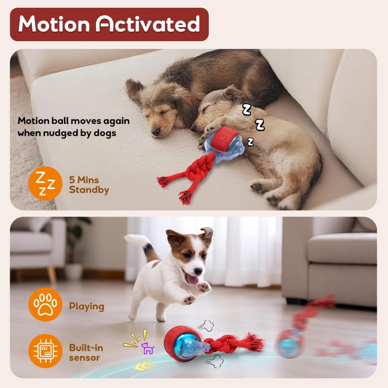 BENTOPAL Dog Toys Interactive Dogs Ball with Super High-Speed Rechargeable Dog Toy Ball for Puppies - Image 4