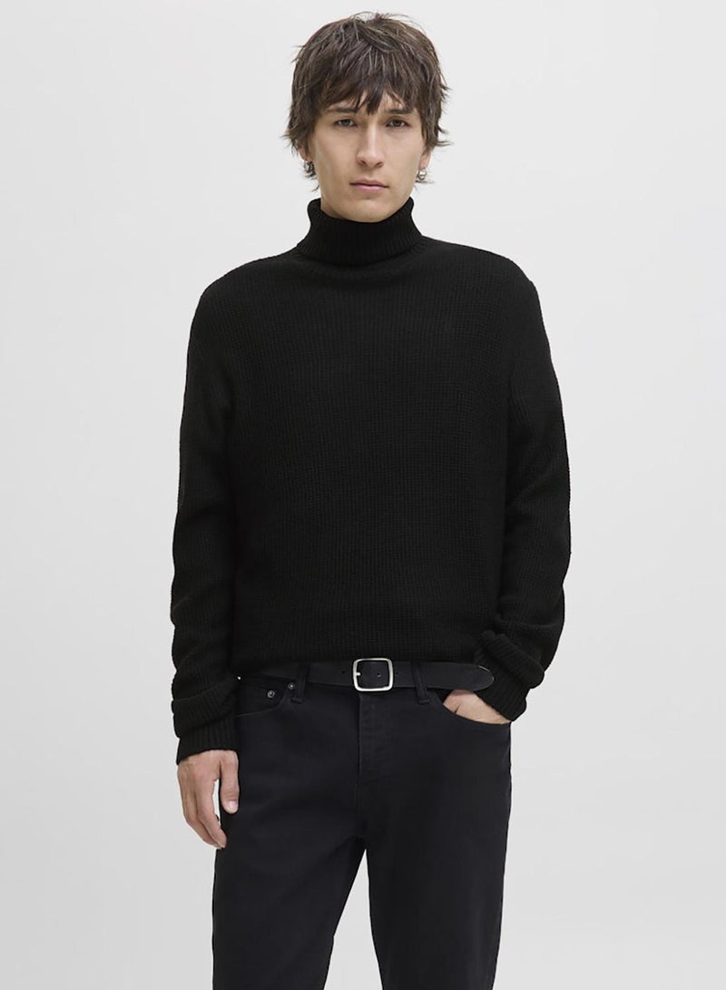 JACK & JONES Jjroy Knit Roll Neck Aw25 - Image 2