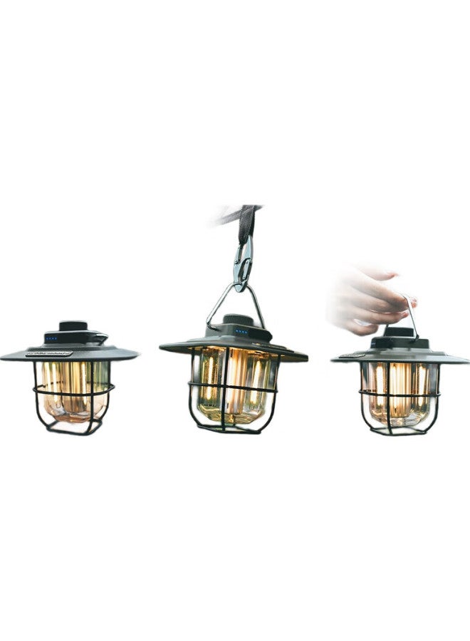 TCL Outdoor Camping Light, Retro Ambiance Lamp, Long-Lasting Battery, Tent Lighting, Led Hanging And Handheld Lamp - Image 3
