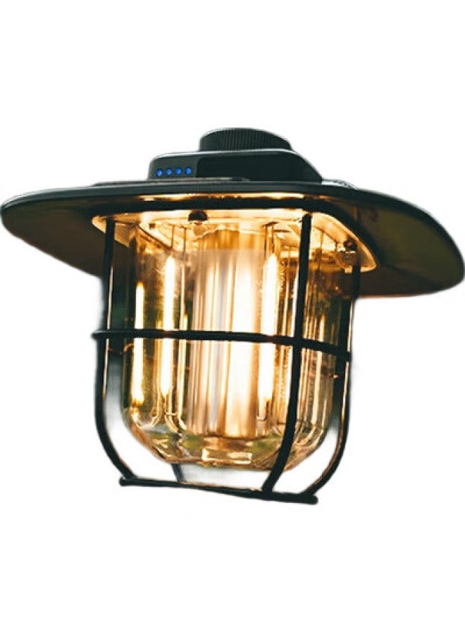 TCL Outdoor Camping Light, Retro Ambiance Lamp, Long-Lasting Battery, Tent Lighting, Led Hanging And Handheld Lamp - Image 1