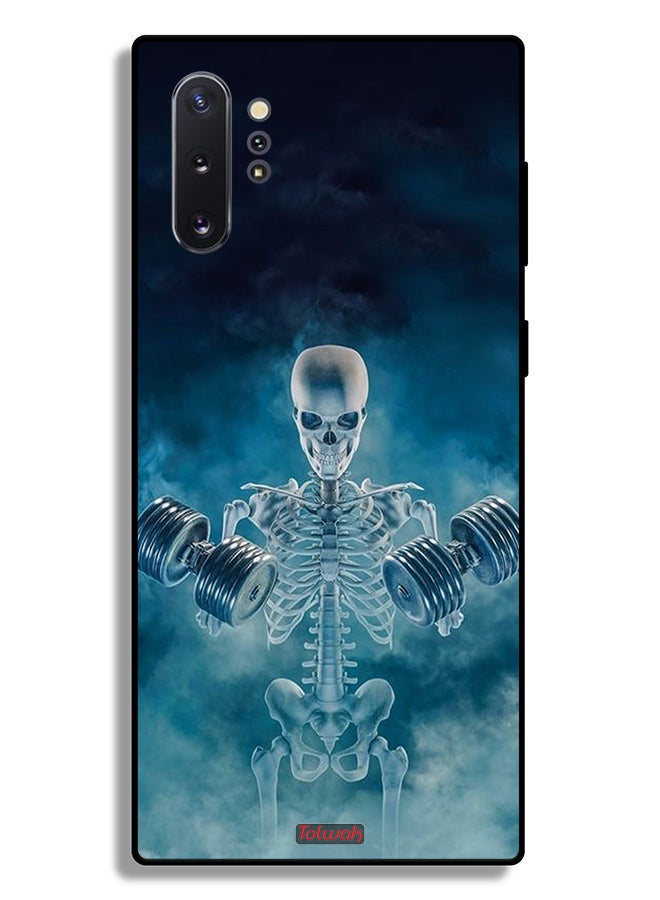 Tolwak Samsung Galaxy Note 10 Plus Protective Case Cover No Pain No Gain Pose - Image 2
